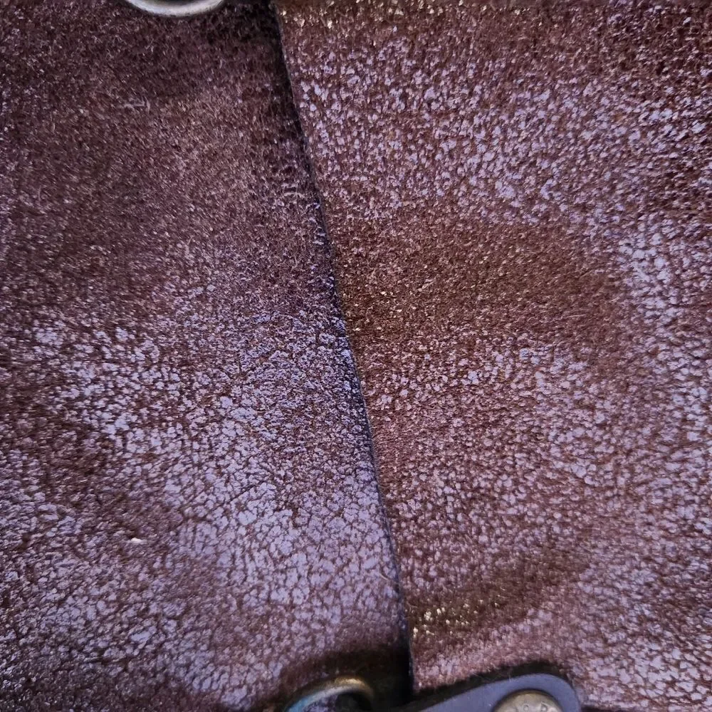 Prune real leather